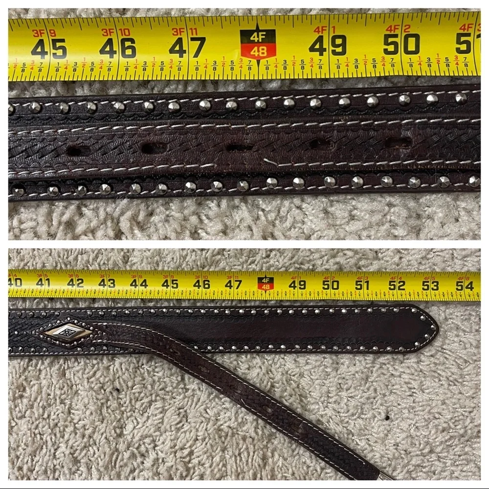 Nocona brown leather